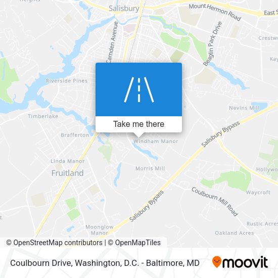 Mapa de Coulbourn Drive