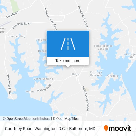 Mapa de Courtney Road
