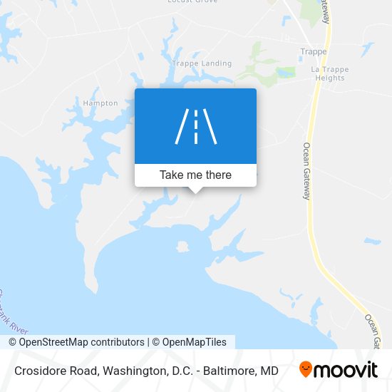 Crosidore Road map