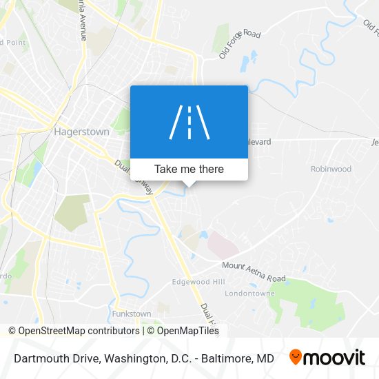 Mapa de Dartmouth Drive