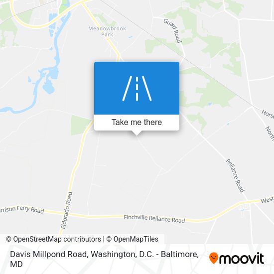 Davis Millpond Road map