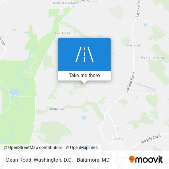Dean Road map