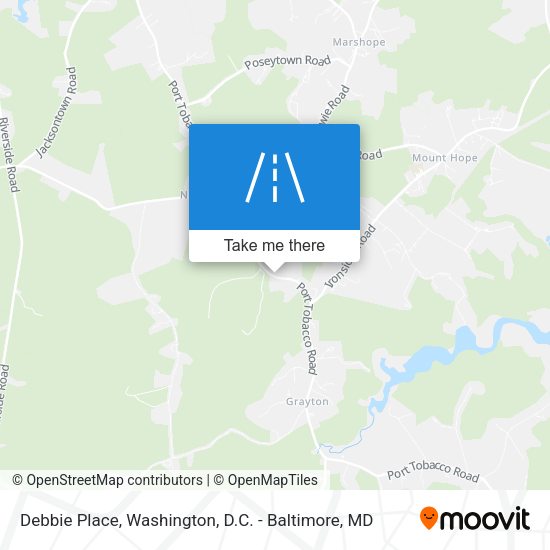 Debbie Place map