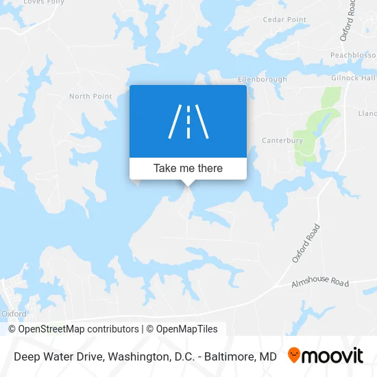 Deep Water Drive map