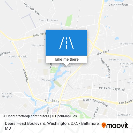 Mapa de Deers Head Boulevard