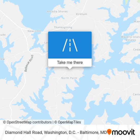 Mapa de Diamond Hall Road