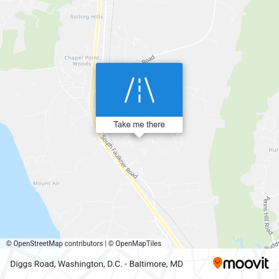 Diggs Road map