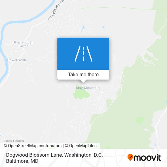 Dogwood Blossom Lane map
