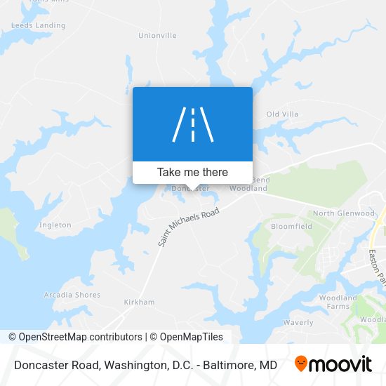 Mapa de Doncaster Road