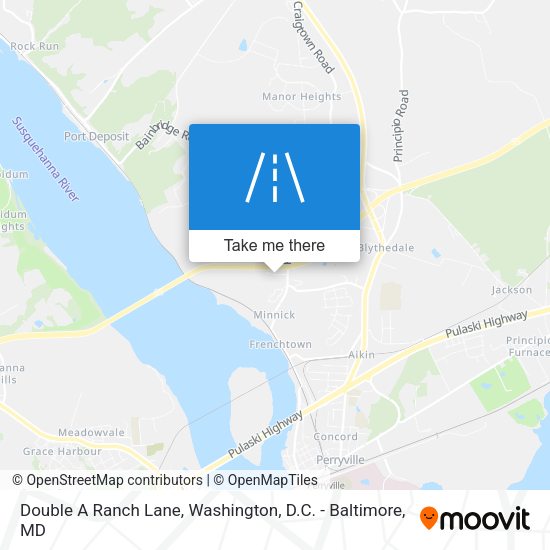 Mapa de Double A Ranch Lane