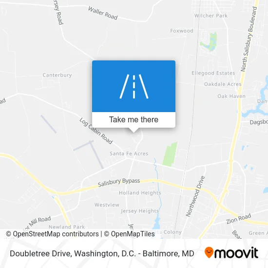 Doubletree Drive map