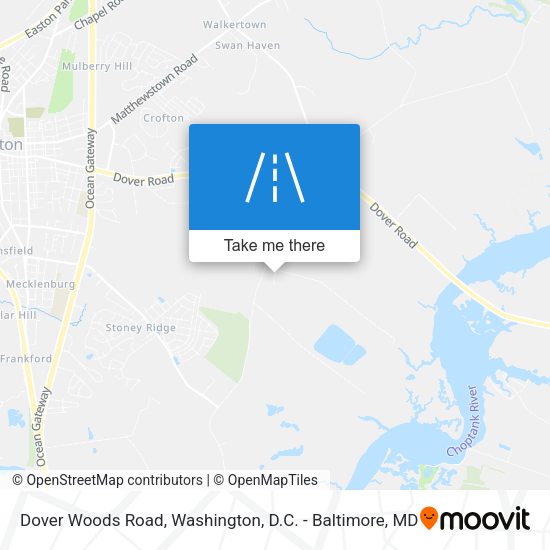 Dover Woods Road map