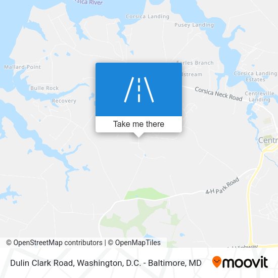 Dulin Clark Road map
