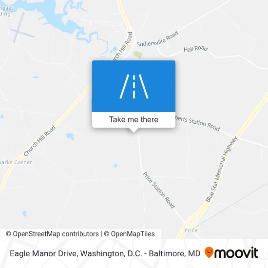 Eagle Manor Drive map
