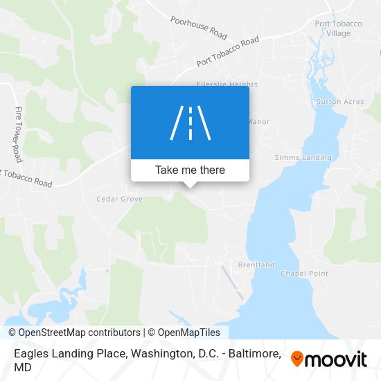 Eagles Landing Place map