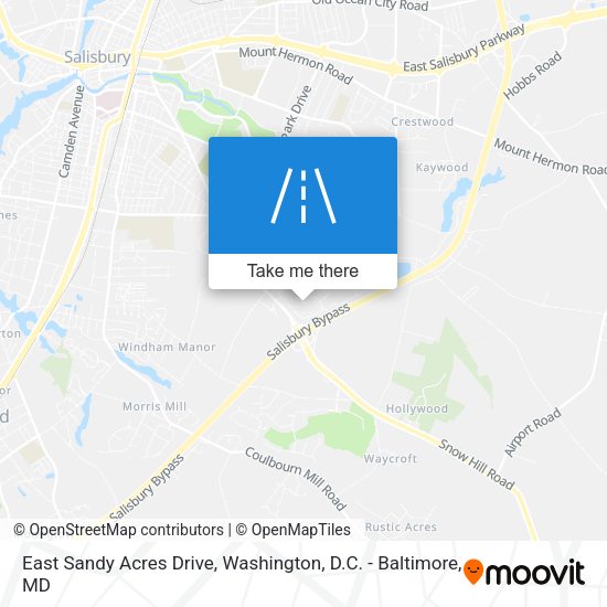 East Sandy Acres Drive map