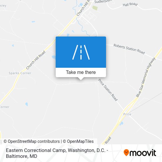 Eastern Correctional Camp map