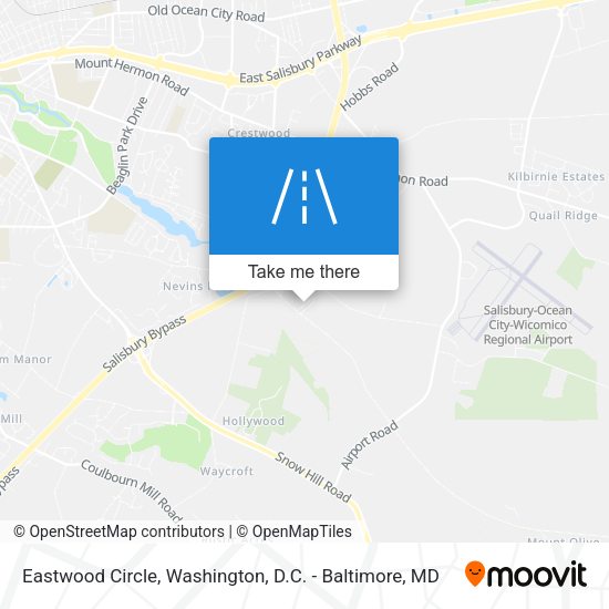 Mapa de Eastwood Circle