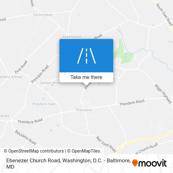 Mapa de Ebenezer Church Road