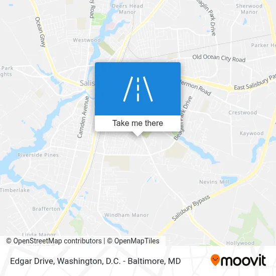 Edgar Drive map