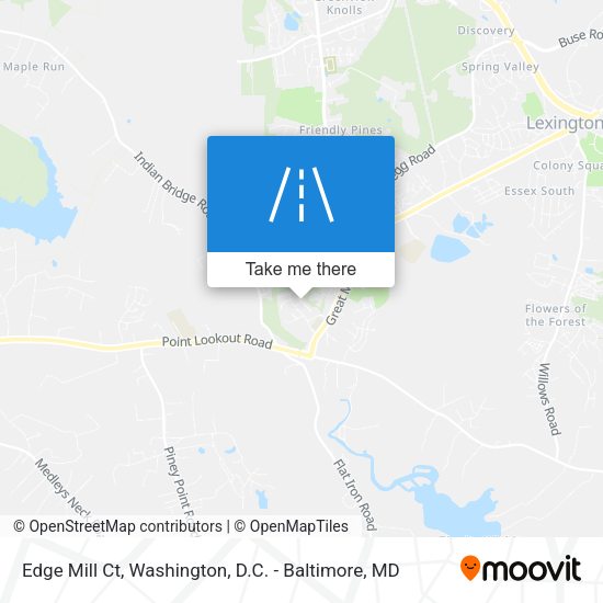 Mapa de Edge Mill Ct