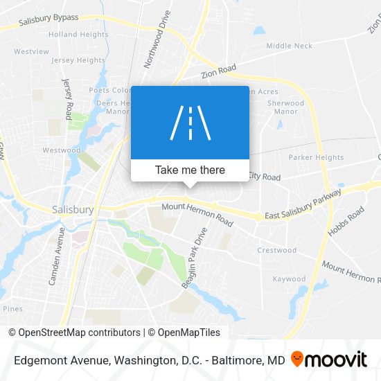 Mapa de Edgemont Avenue