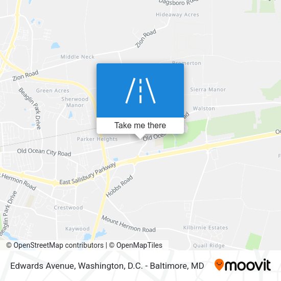 Edwards Avenue map