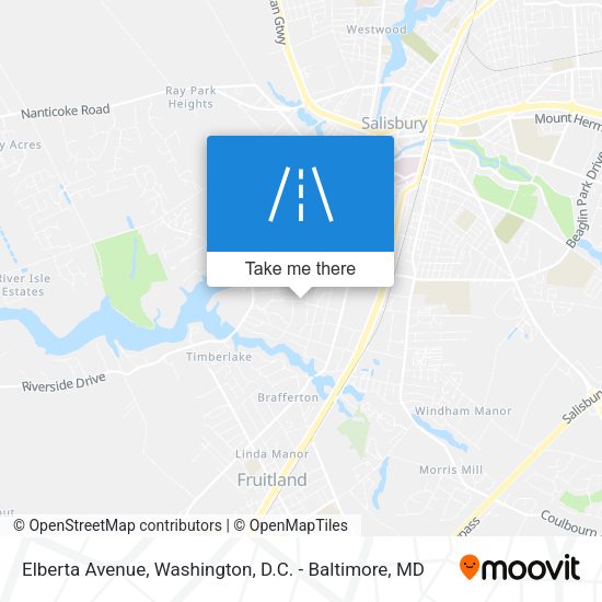 Mapa de Elberta Avenue
