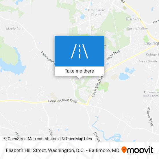 Eliabeth Hill Street map