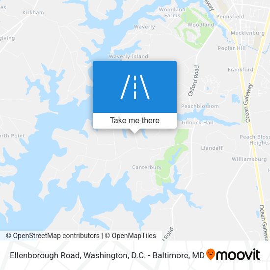 Mapa de Ellenborough Road
