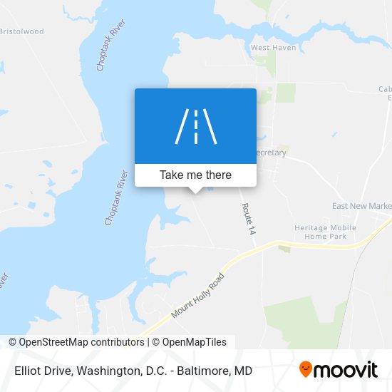 Elliot Drive map
