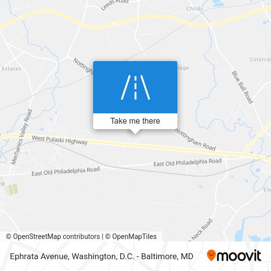 Mapa de Ephrata Avenue