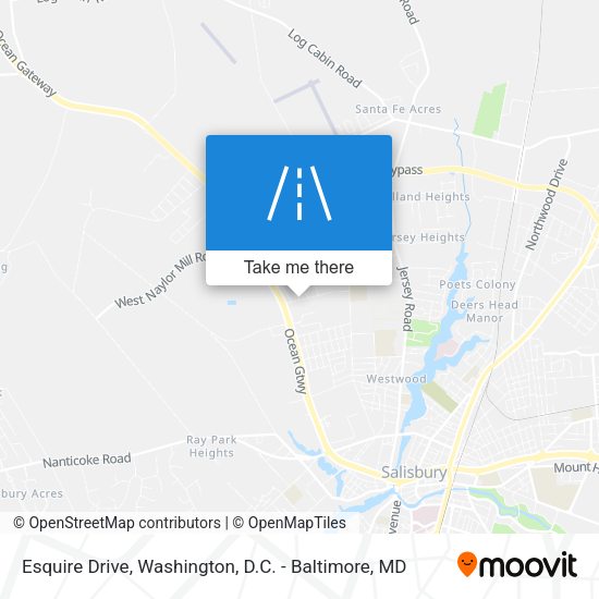 Mapa de Esquire Drive