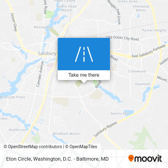 Mapa de Eton Circle