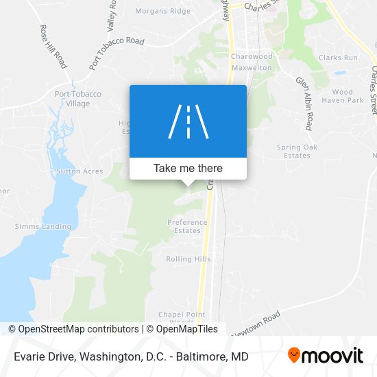 Evarie Drive map