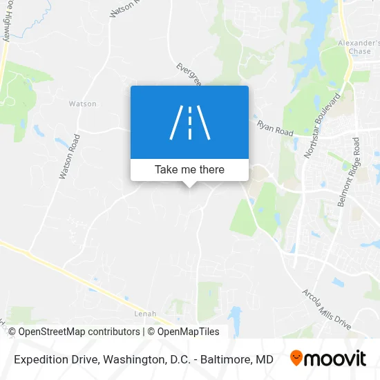 Expedition Drive map