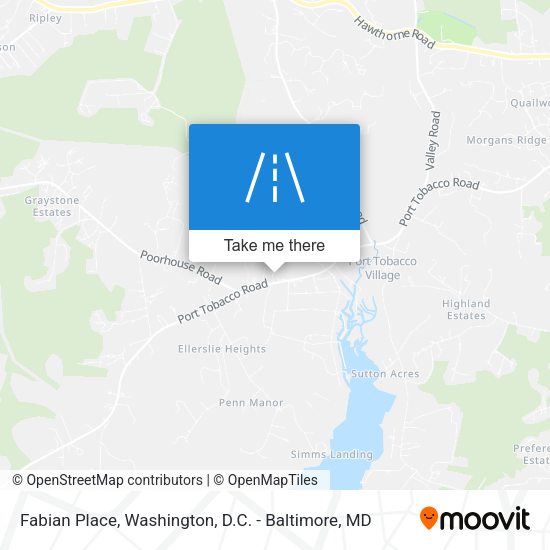Fabian Place map