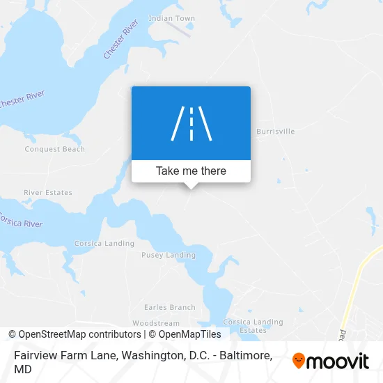 Fairview Farm Lane map