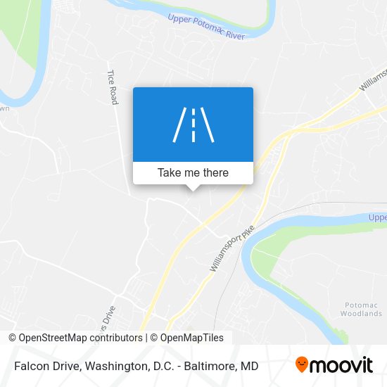 Falcon Drive map