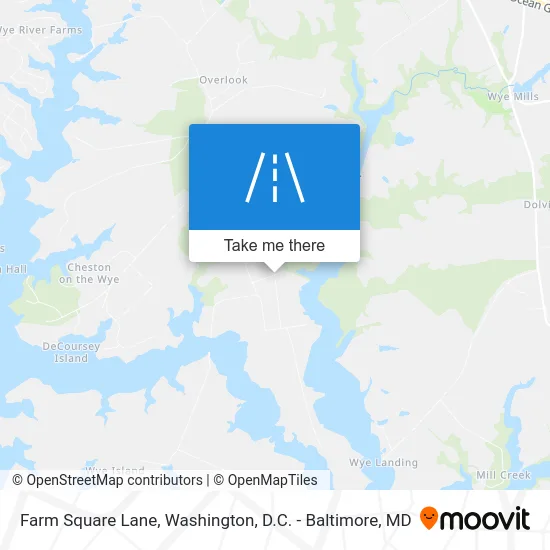 Farm Square Lane map