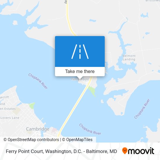 Ferry Point Court map