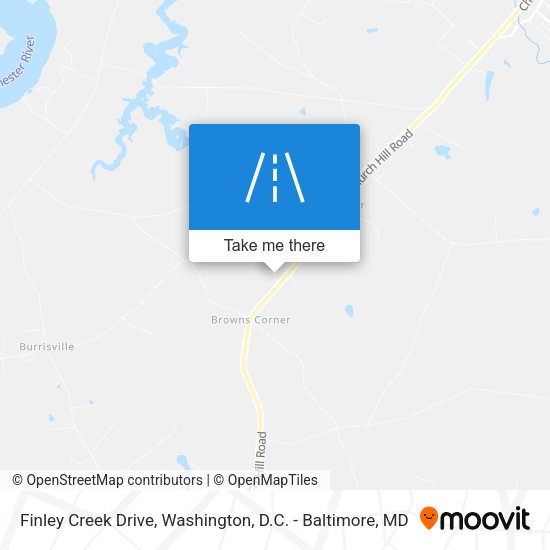 Finley Creek Drive map