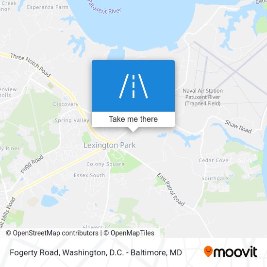 Fogerty Road map