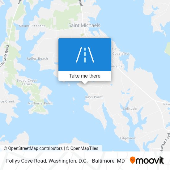 Mapa de Follys Cove Road