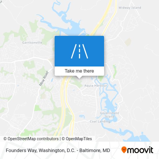 Mapa de Founders Way