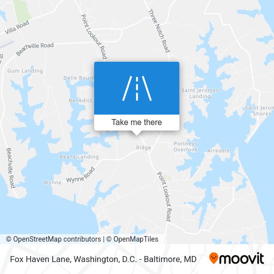 Fox Haven Lane map