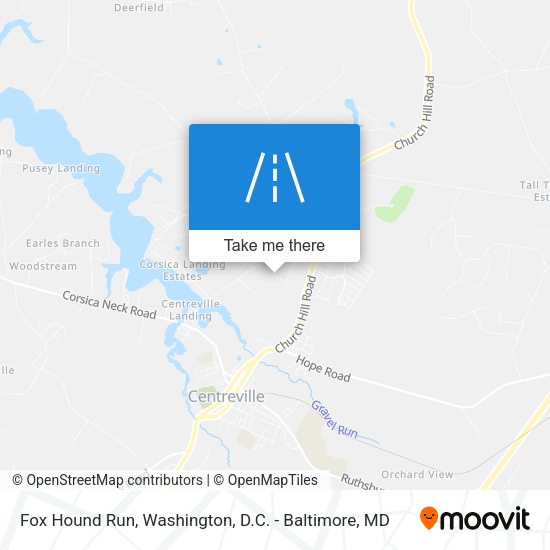 Fox Hound Run map