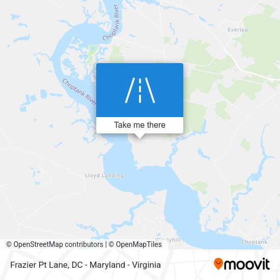 Mapa de Frazier Pt Lane