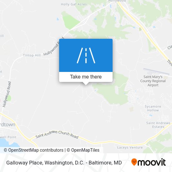 Mapa de Galloway Place