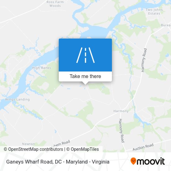Ganeys Wharf Road map